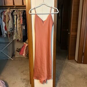 Abercrombie & Fitch Coral Midi Dress